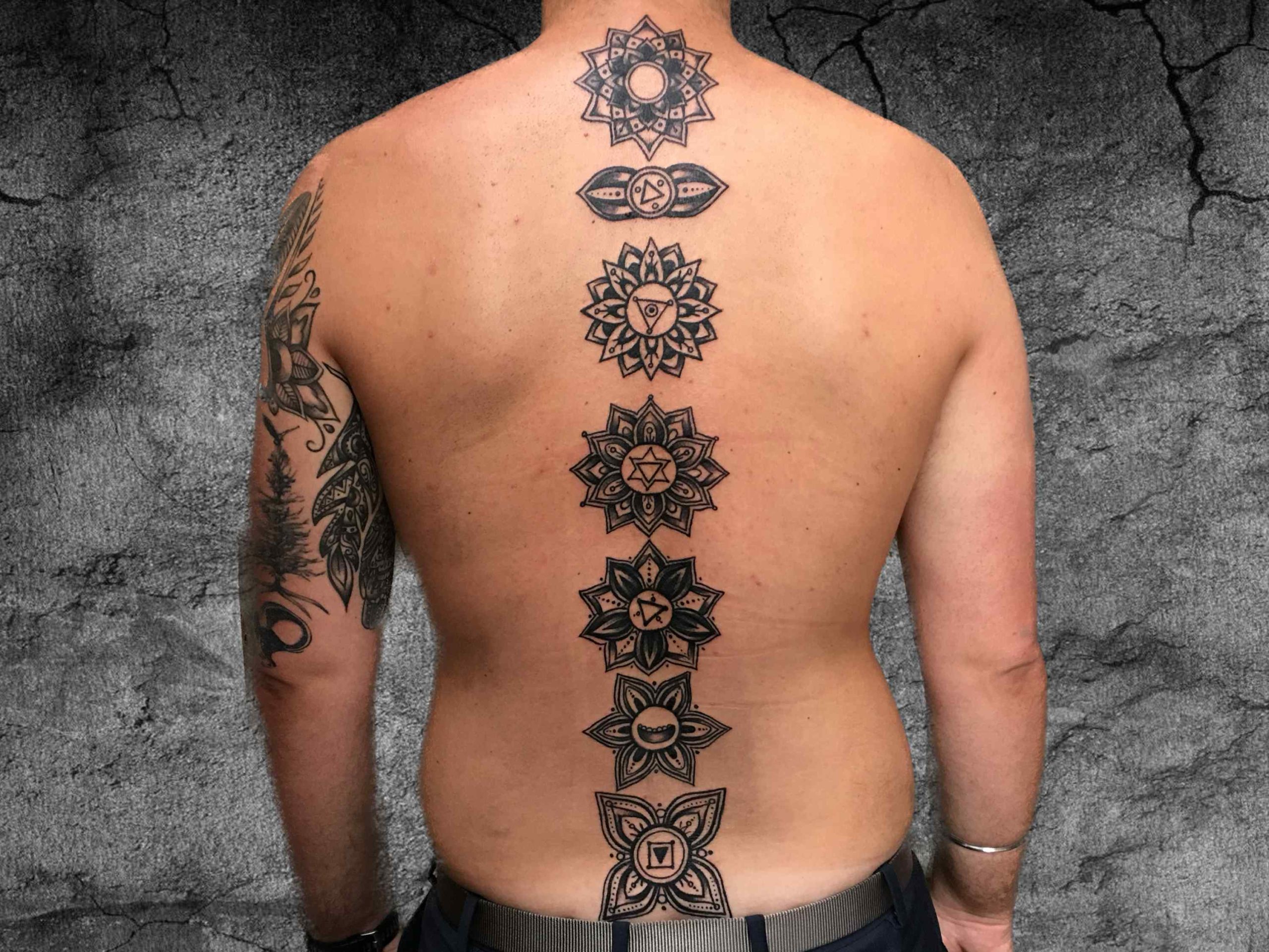 chakra type symbols by Jen Godfrey TattooNOW