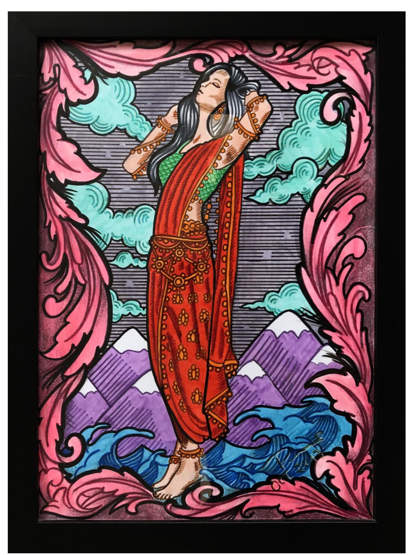Print style artwork by Pradeep